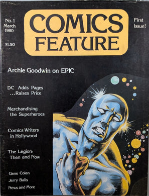 Comics Feature #1 (March, 1980) Magazine Cover Art by John Buscema