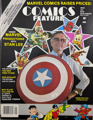 Comics Feature #33 (January, 1985) Magazine Cover Art