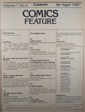 Load image into Gallery viewer, Comics Feature #4 (July - August, 1980) Magazine Contents
