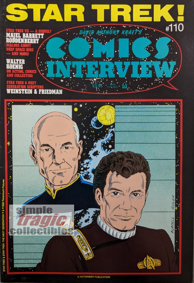 Comics Interview #110 Magazine Cover Art by Gordon Purcell