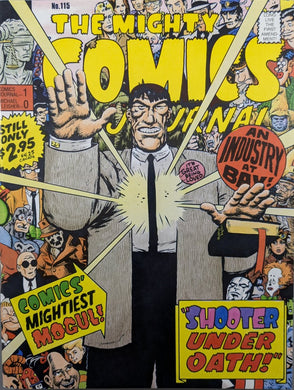 The Comics Journal #115 Magazine Cover Art Don Simpson