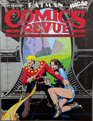 Comics Revue #46 Magazine Cover Art by Tom Yeates
