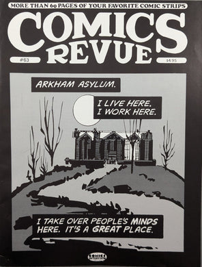 Comics Revue #63 Magazine Cover Art by Carmine Infantino