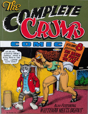 The Complete Crumb Volume Eight Trade Paperback Cover Art by Robert Crumb