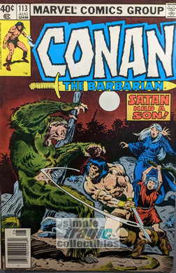 Conan The Barbarian #113 Comic Book Cover by John Buscema