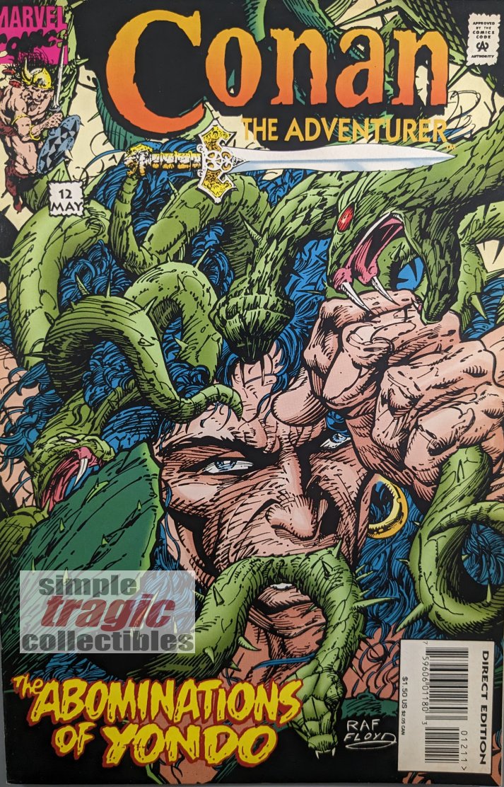 Conan The Adventurer #12 Comic Book Cover Art by Rafael Kayanan