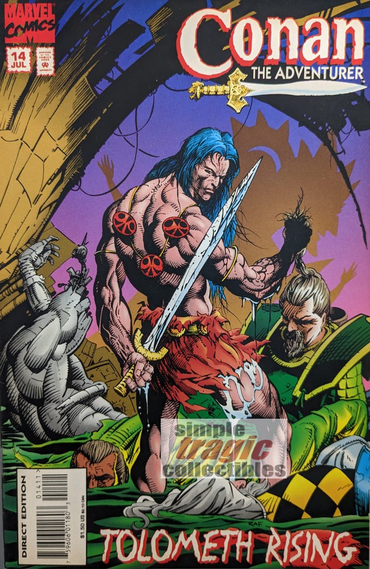 Conan The Adventurer #14 Comic Book Cover Art by Rafael Kayanan