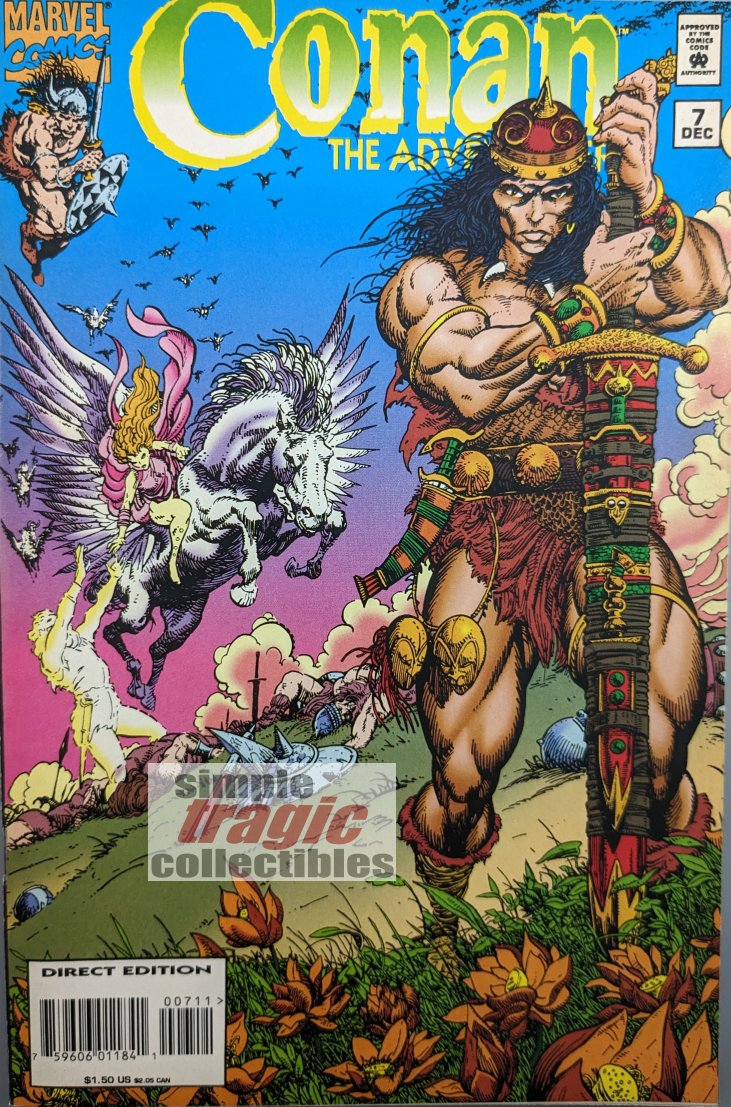 Conan The Adventurer #7 Comic Book Cover Art by Rafael Kayanan