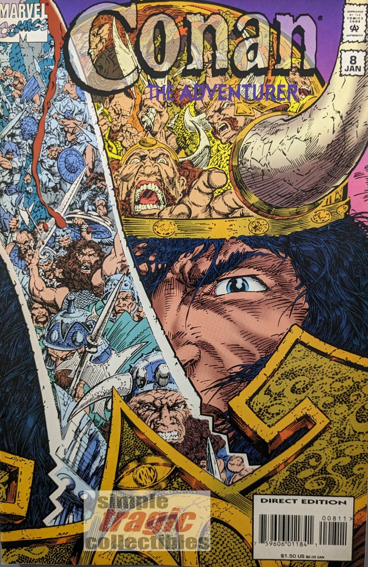 Conan The Adventurer #8 Comic Book Cover Art by Rafael Kayanan