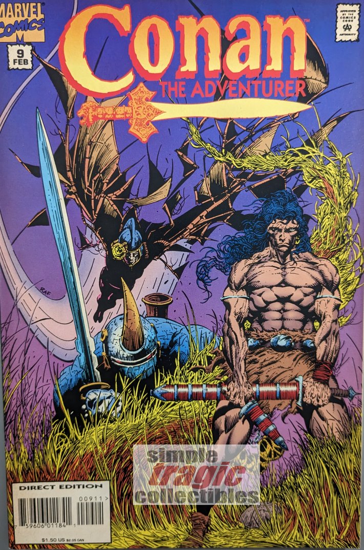 Conan The Adventurer #9 Comic Book Cover Art by Rafael Kayanan