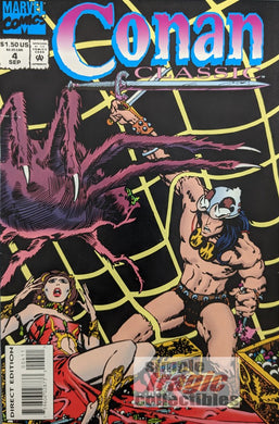 Conan Classic #4 Comic Book Cover Art by Barry Windsor-Smith