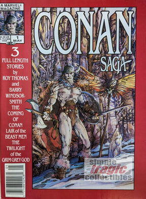 Conan Saga #1 Magazine Cover Art by Barry Windsor-Smith