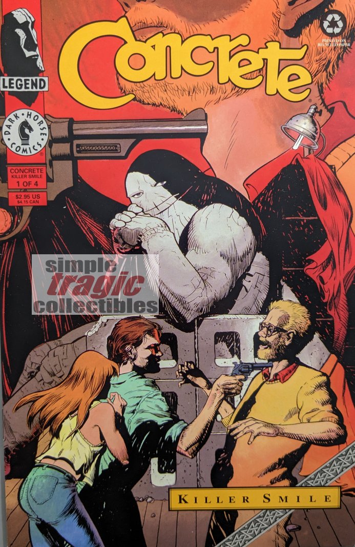 Concrete: Killer Smile #1 Cover Art by Paul Chadwick