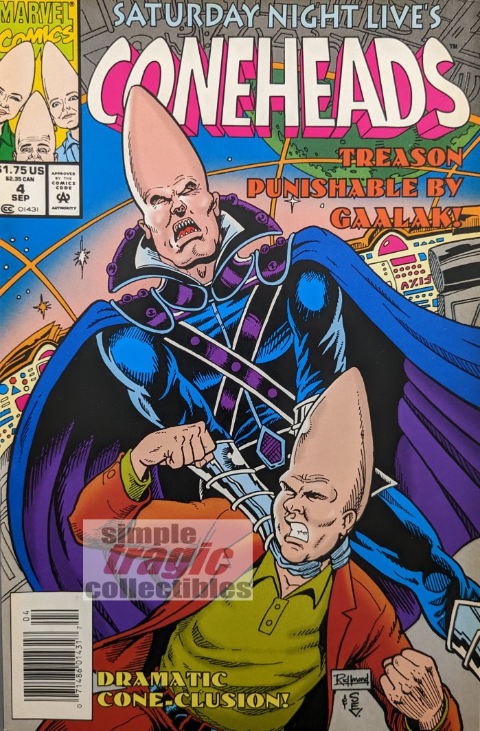 Coneheads #4 Comic Book Cover Art by Tom Richmond
