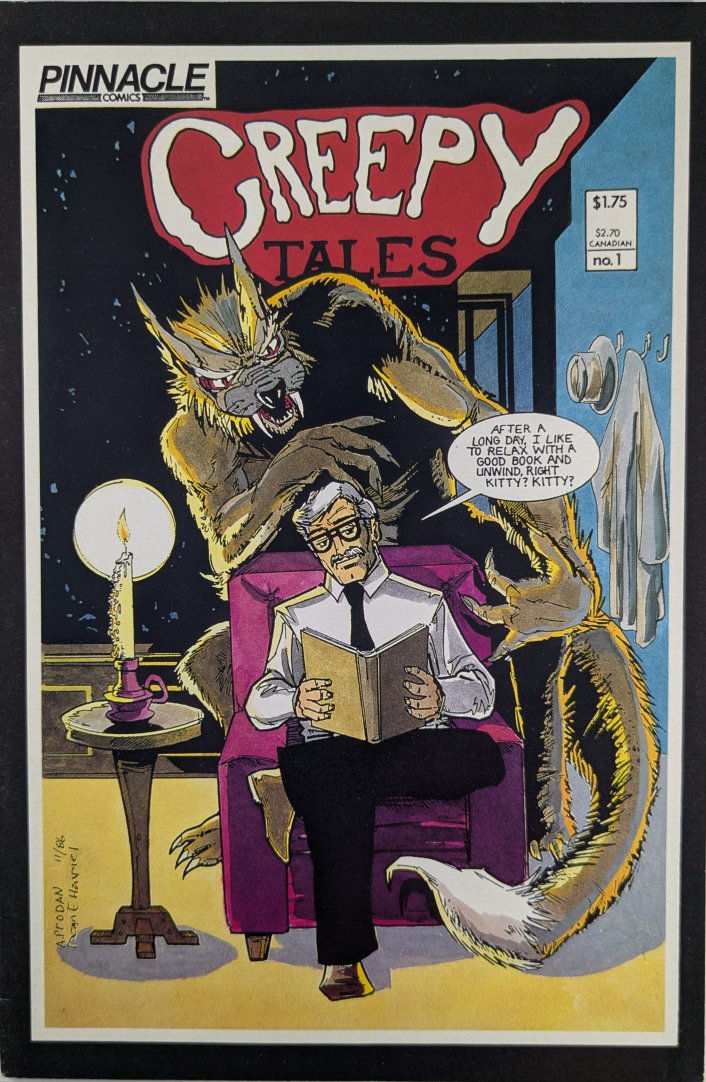 Creepy Tales #1 Comic Book Cover Art by Allen Prodan