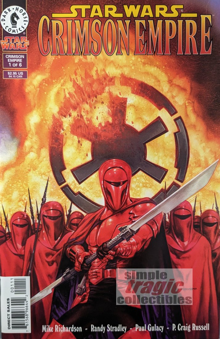 Star Wars: Crimson Empire #1 Comic Book Cover Art by Dave Dorman