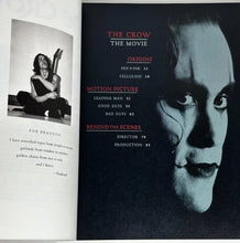 Load image into Gallery viewer, The Crow: The Movie(1994) Softcover Book Contents

