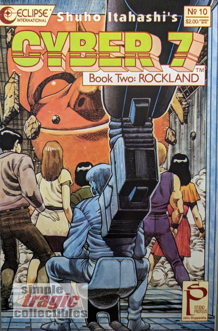 Cyber 7 Book Two #10 Comic Book Cover Art by Shuho Itahashi