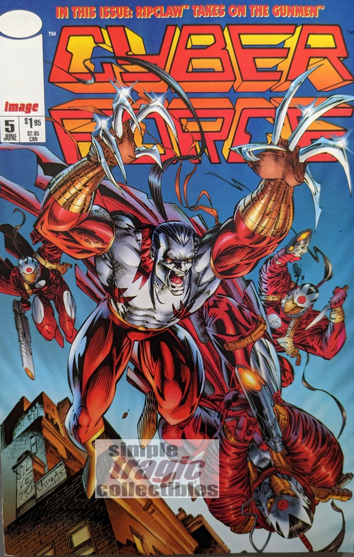 Cyber Force #5 Comic Book Cover Art by Marc Silvestri