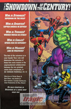 Load image into Gallery viewer, DC Versus Marvel Preview Comic Book Back Cover Art
