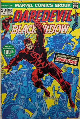 Daredevil #100 Comic Book Cover Art by Rich Buckler