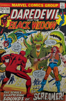 Daredevil #101 Comic Book Cover Art by Rich Buckler