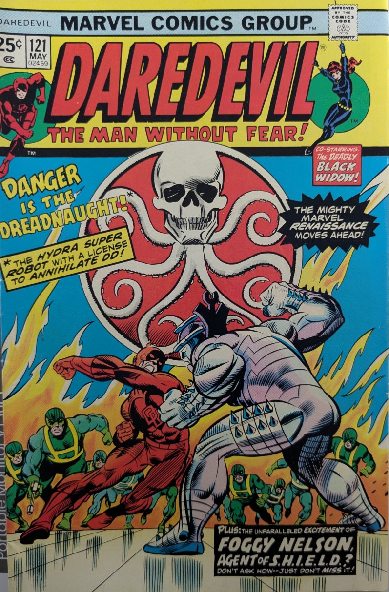Daredevil #121 Comic Book Cover Art by Gil Kane
