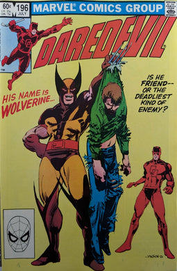 Daredevil #196 Comic Book Cover Art by Klaus Janson