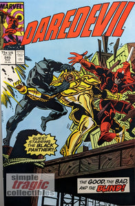Daredevil #245 Comic Book Cover Art by Al Milgrom