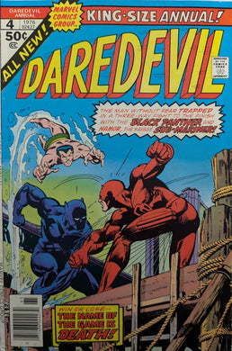 Daredevil Annual #4 Comic Book Cover by Gil Kane