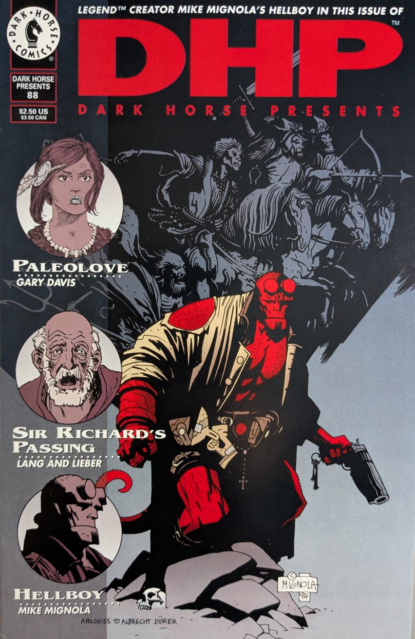 Dark Horse Presents #88 Comic Book Cover Art By Mike Mignola