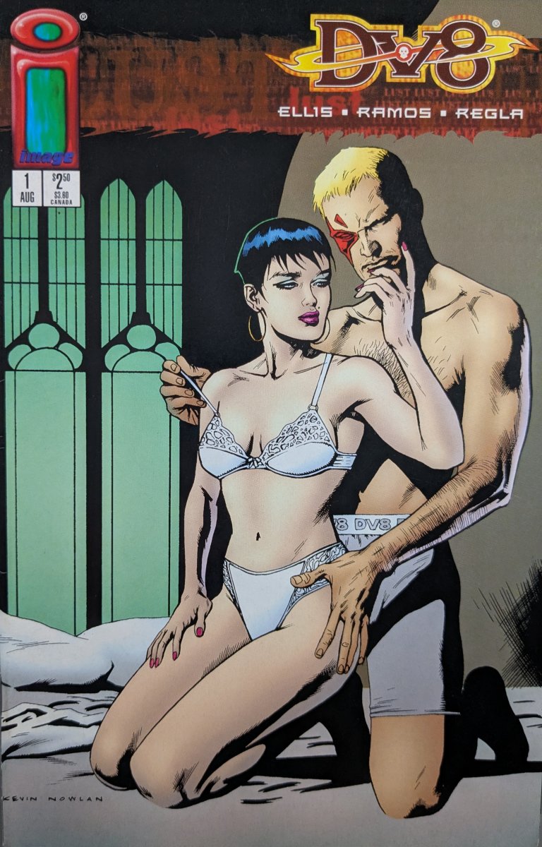 DV8 #1 Lust Variant Comic Book Cover Art by Kevin Nowlan