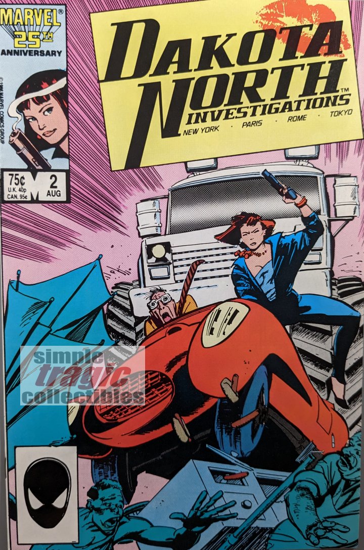 Dakota North #2 Comic Book Cover Art by Tony Salmons