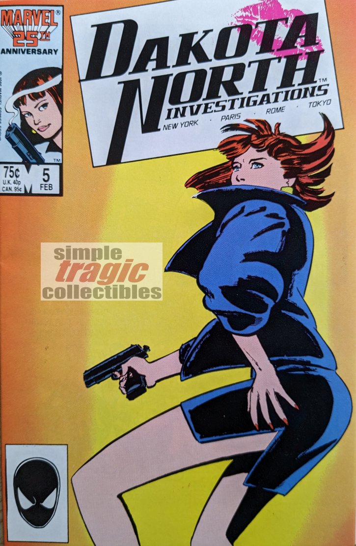 Dakota North #5 Comic Book Cover Art by Tony Salmons