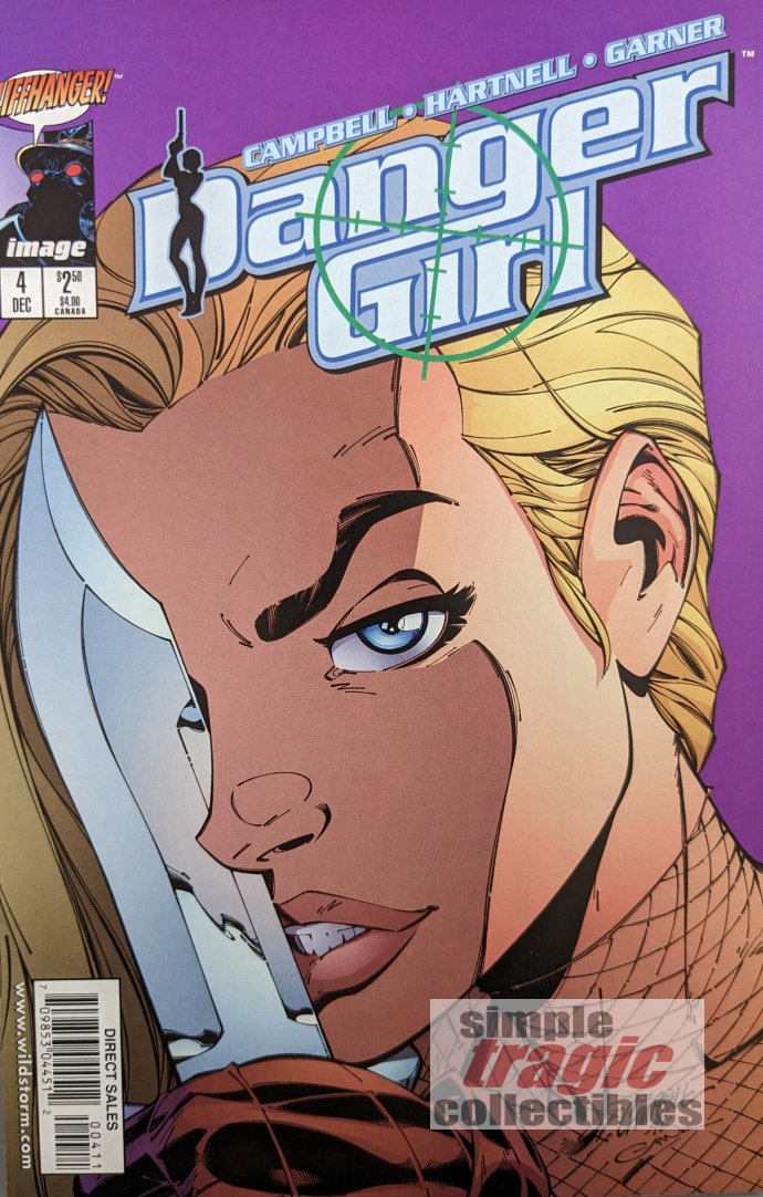 Danger Girl #4 Comic Book Cover Art by J. Scott Campbell