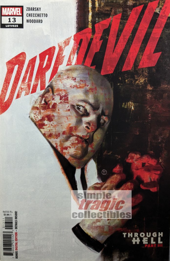 Daredevil #13 Comic Book Cover Art by Julian Totino Tedesco