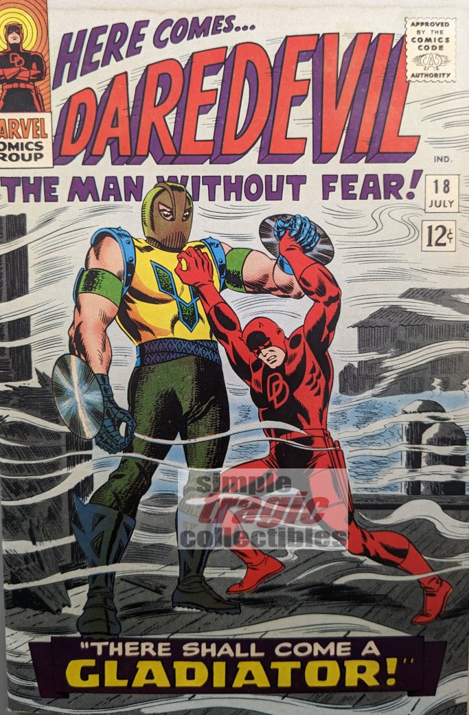 Daredevil #18 Comic Book Cover Art by John Romita