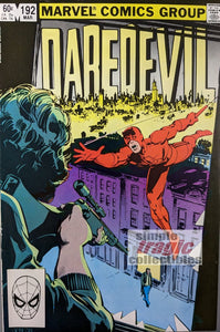 Daredevil #192 Comic Book Cover Art by Klaus Janson