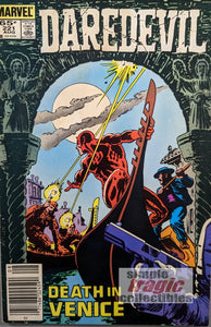 Daredevil #221 Comic Book Cover Art by David Mazzucchelli