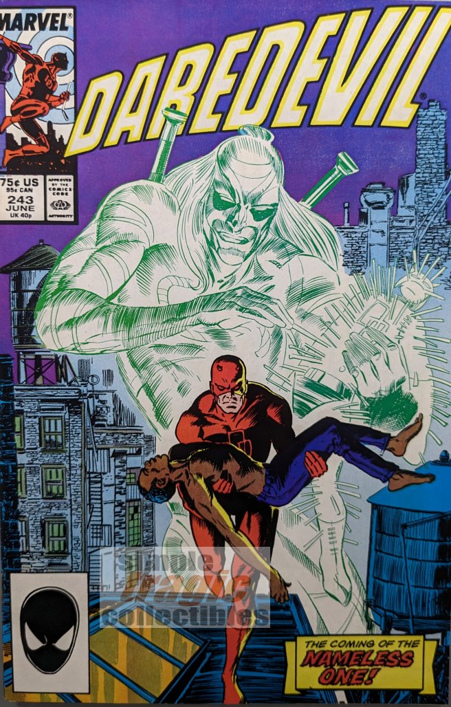 Daredevil #243 Comic Book Cover Art by Louis Williams