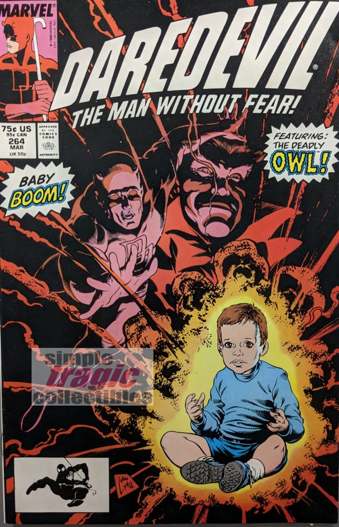 Daredevil #264 Comic Book Cover Art