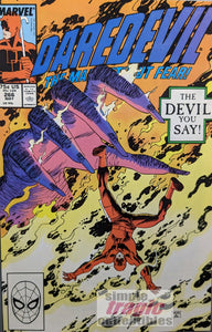 Daredevil #266 Comic Book Cover Art