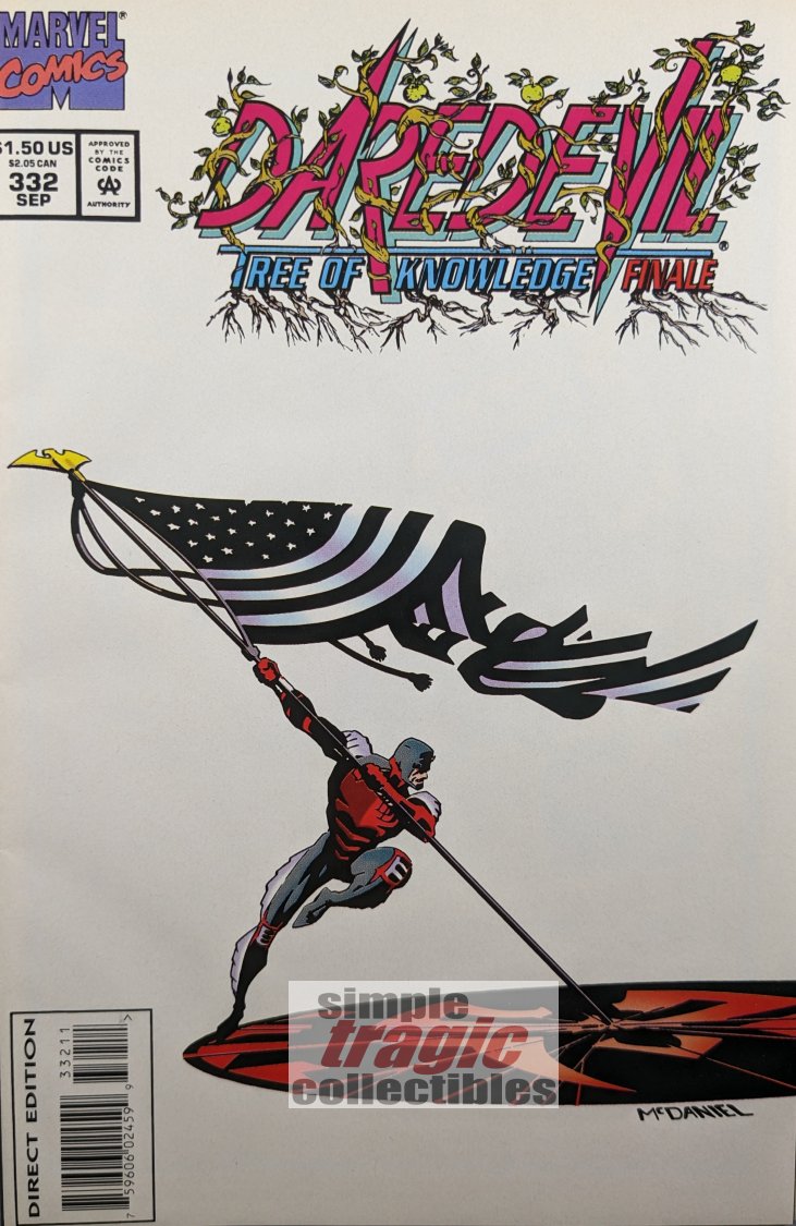 Daredevil #332 Comic Book Cover Art by Scott McDaniel