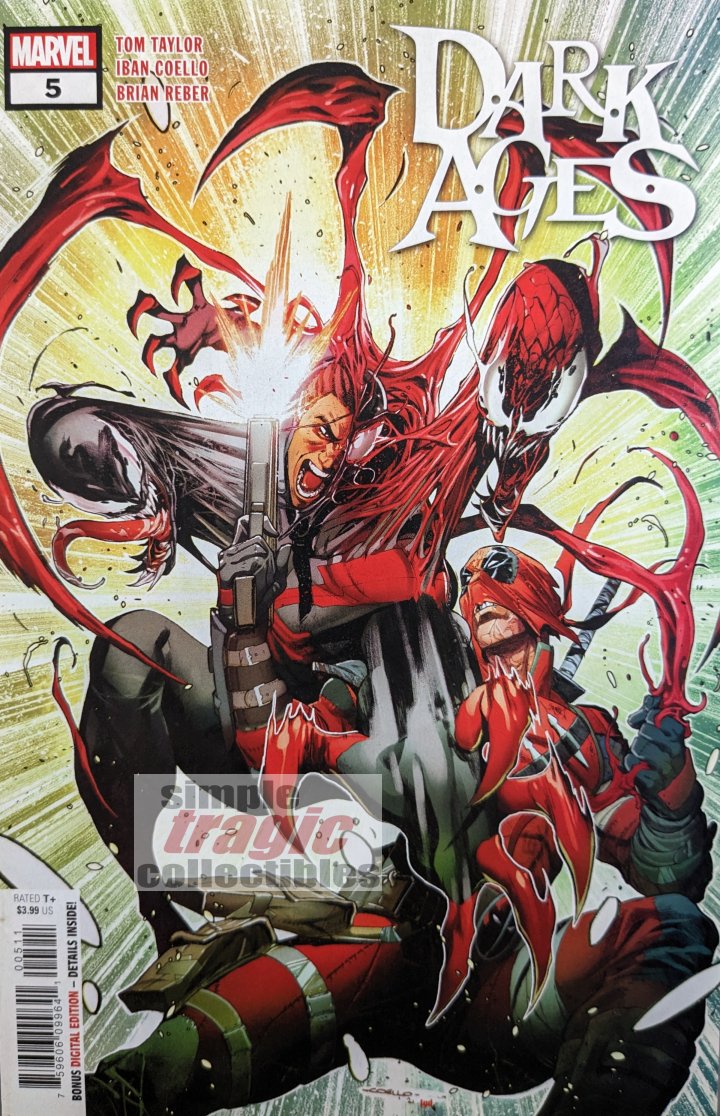 Dark Ages #5 Comic Book Cover Art by Iban Coello