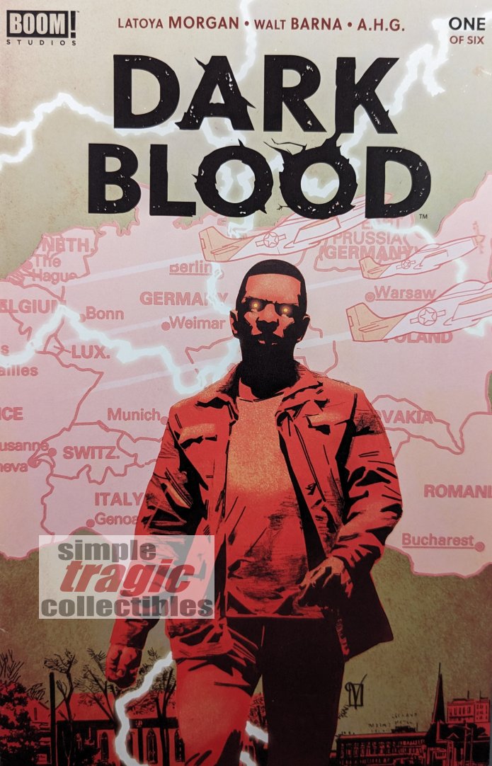 Dark Blood #1 Comic Book Cover Art by Valentine De Landro