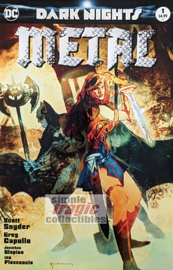 Dark Nights: Metal #1 Variant Cover Art by Bill Sienkiewicz