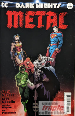 Dark Nights: Metal #1 Comic Book Cover Art by Greg Capullo