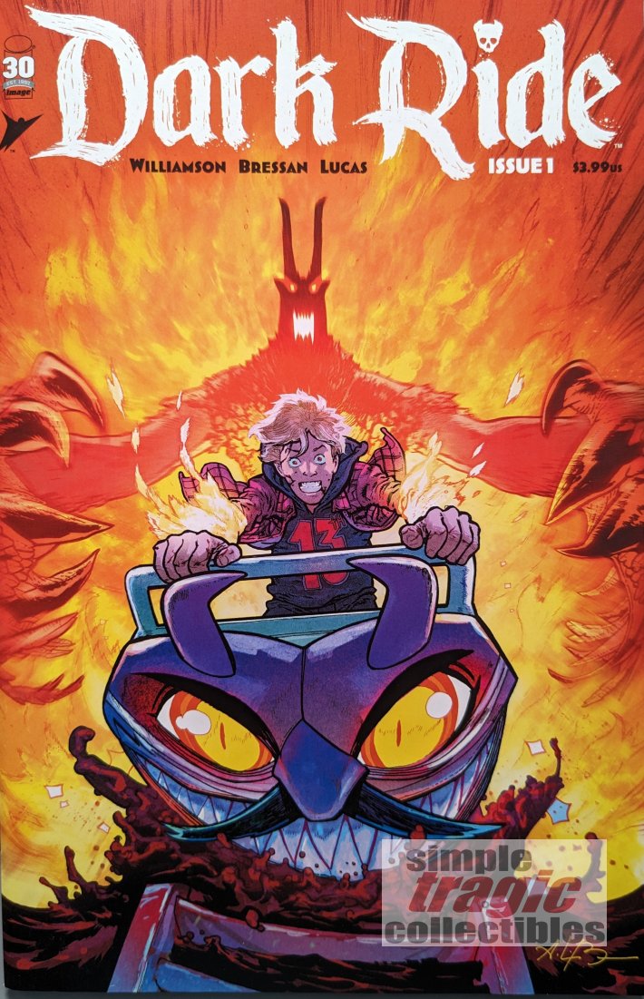 Dark Ride #1 Comic Book Cover Art by Andrei Bressan