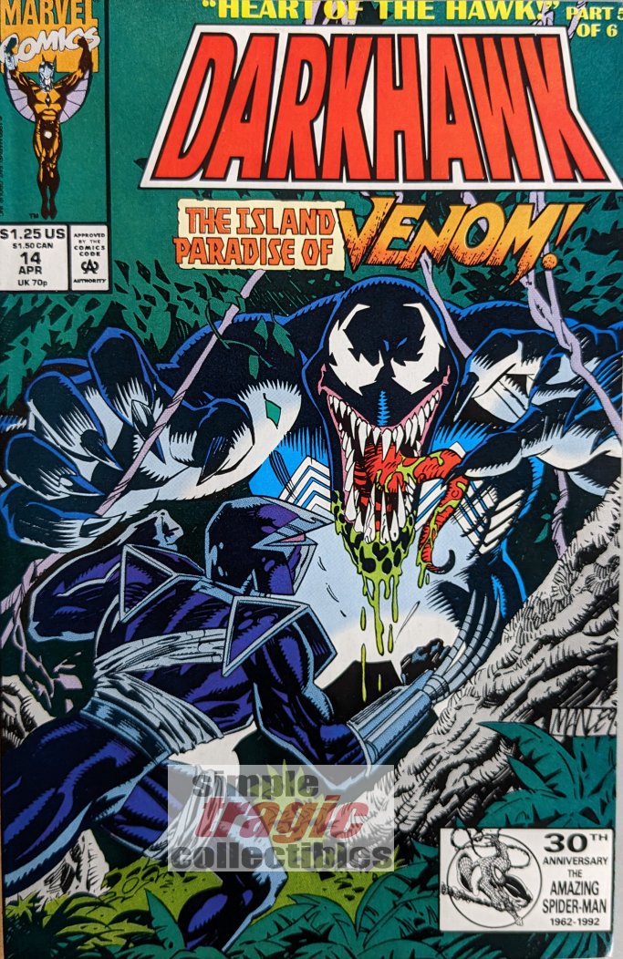 Darkhawk #14 Comic Book Cover Art by Mike Manley