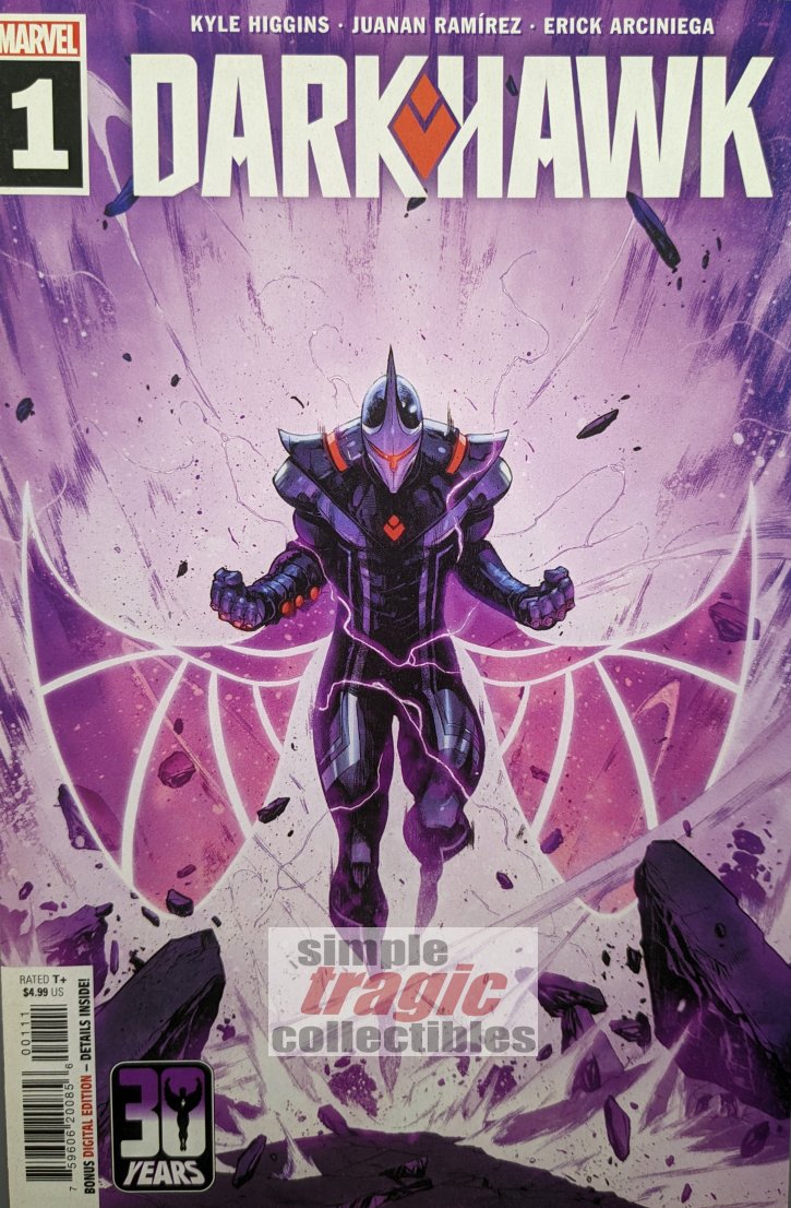 Darkhawk #1 Comic Book Cover Art by Iban Coello